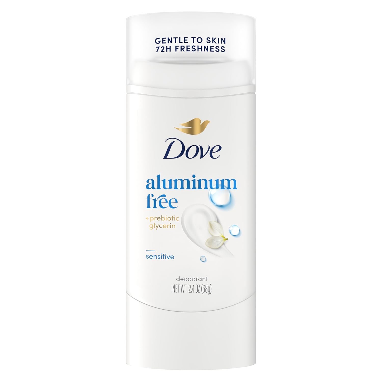 Dove Deodorant Stick Sensitive Aluminum Free 2.4 oz
