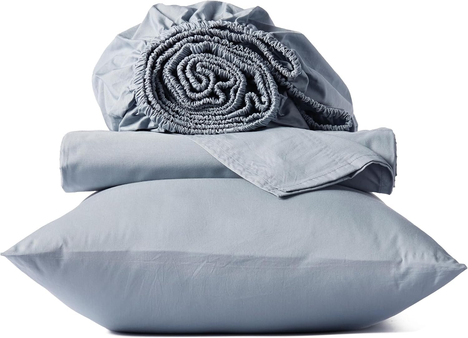 Coyuchi Organic Crinkled Percale Cooling Sheet Set