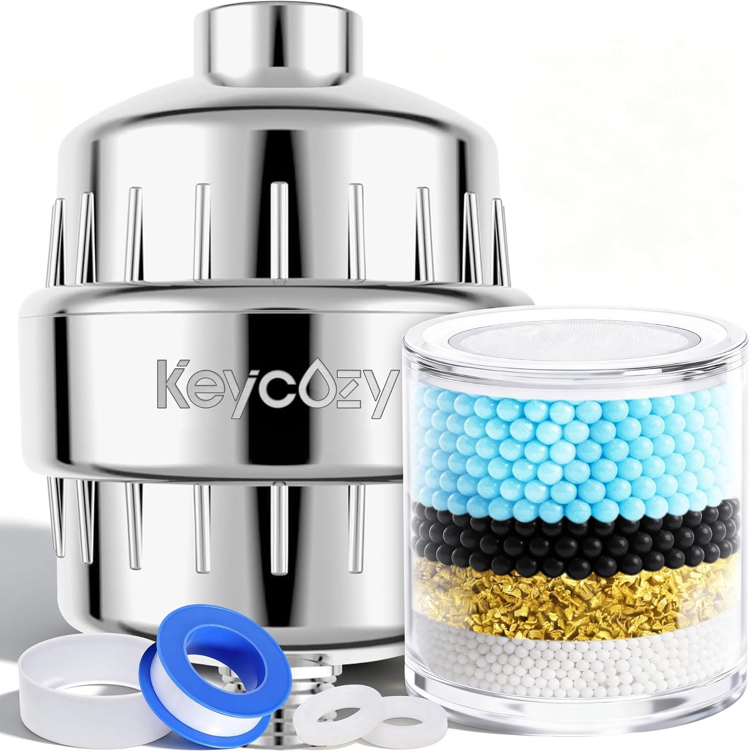 Shower Filter for Hard Water, Multi-Stage Filtration,High Output