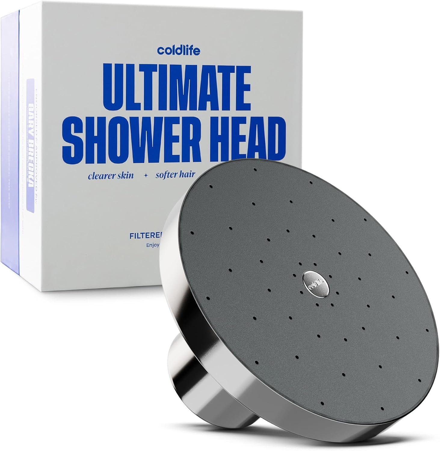 Cold Life Filtered Shower Head for Hard Water -Recommended by Gary Brecka