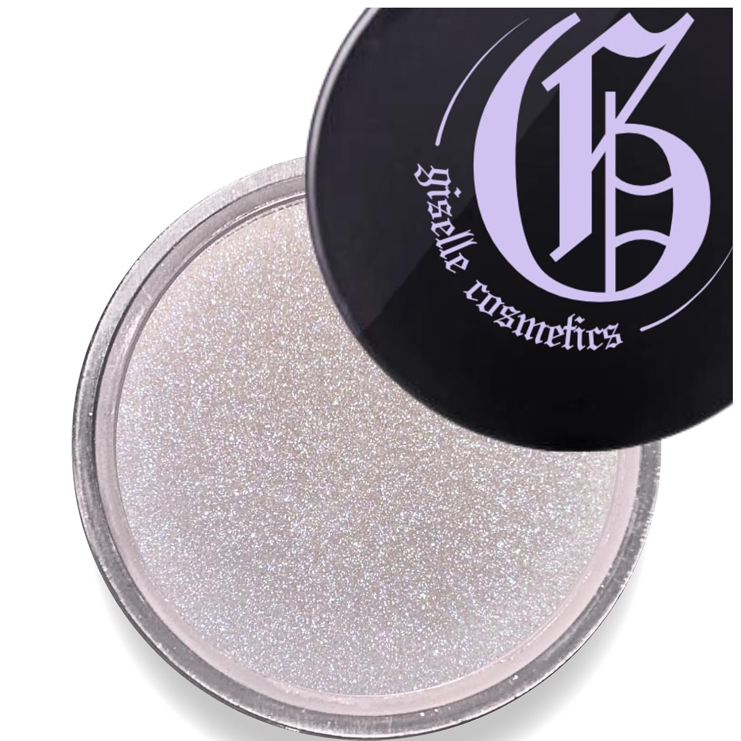 White Sapphire Loose Mineral Eyeshadow – Organic, Talc-Free, Sparkly Eyeshadow Palette, Iridescent Shimmer, Cream & Metallic Options, Pink Glitter, Make Up Eye Shadow