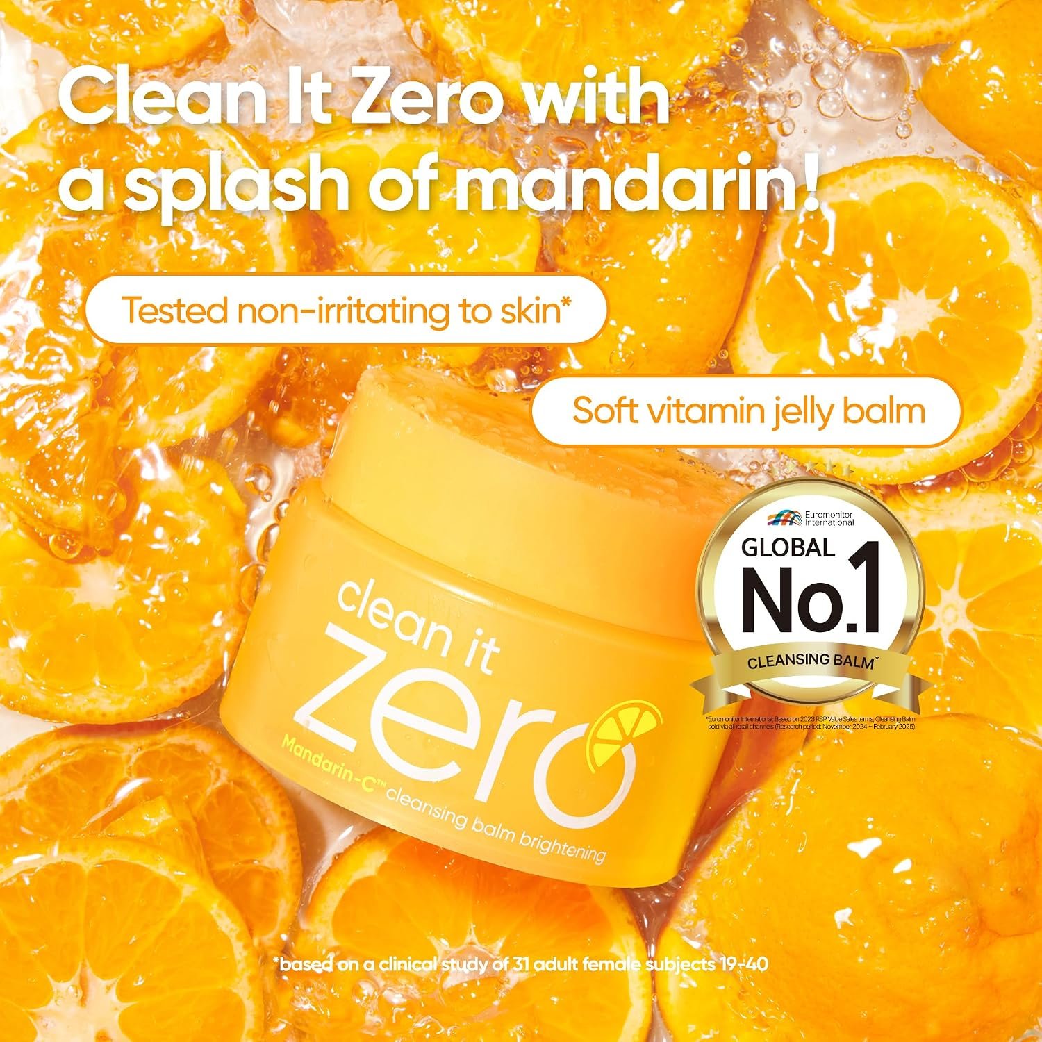 BANILA CO Clean It Zero Brightening Duo Set | Cleansing Balm 100ml + Peeling Gel 120ml | Mandarin-C™ Vitamin C Skincare for Radiant, Smooth & Glowing Skin | Vegan Korean Facial Cleanser & Exfoliator