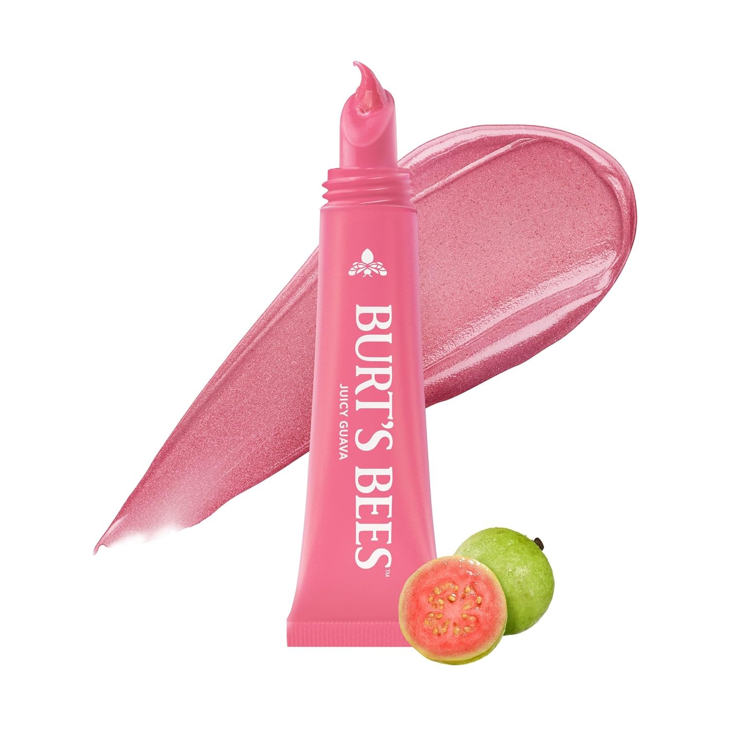 Burt’s Bees Hydrating Squeeze Tinted Lip Balm, Juicy Guava, 0.25 oz