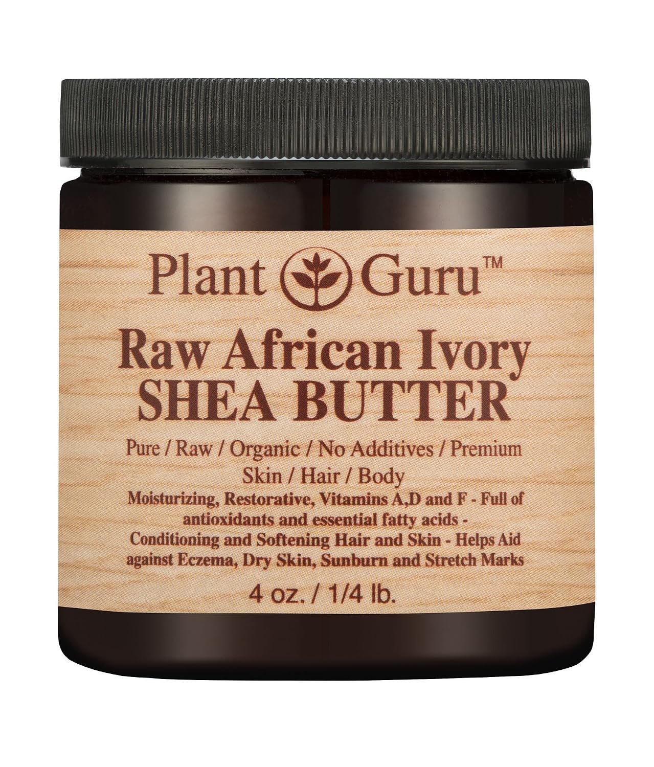 African Shea Butter Raw Unrefined 100% Pure Natural Organic Ivory Grade A – 4 oz – DIY Body Butters, Lotion, Cream, lip Balm & Soap Making Supplies, Eczema & Psoriasis Aid, Stretch Mark Product